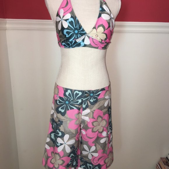 LAST CHANCE!  Nautica Blue Floral Short ONLY - Picture 3 of 10
